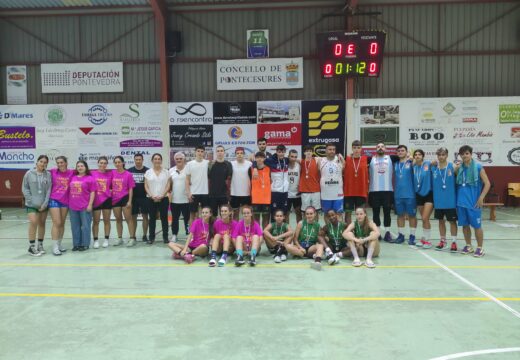 Gran participación no torneo “Basket na rúa 3x3” celebrado esta fin de semana no pavillón municipal de Pontecesures